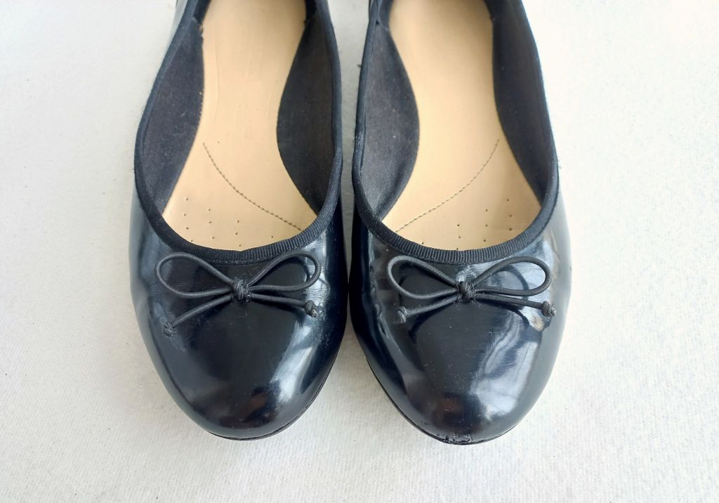 Балетки шкіра Clarks, устілка 24,6 см. - фото фото фото 3