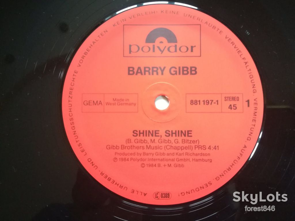 Barry Gibb  (глянс. конв.)-NM-, Німеччина  (&amp;70) - фото фото фото 2
