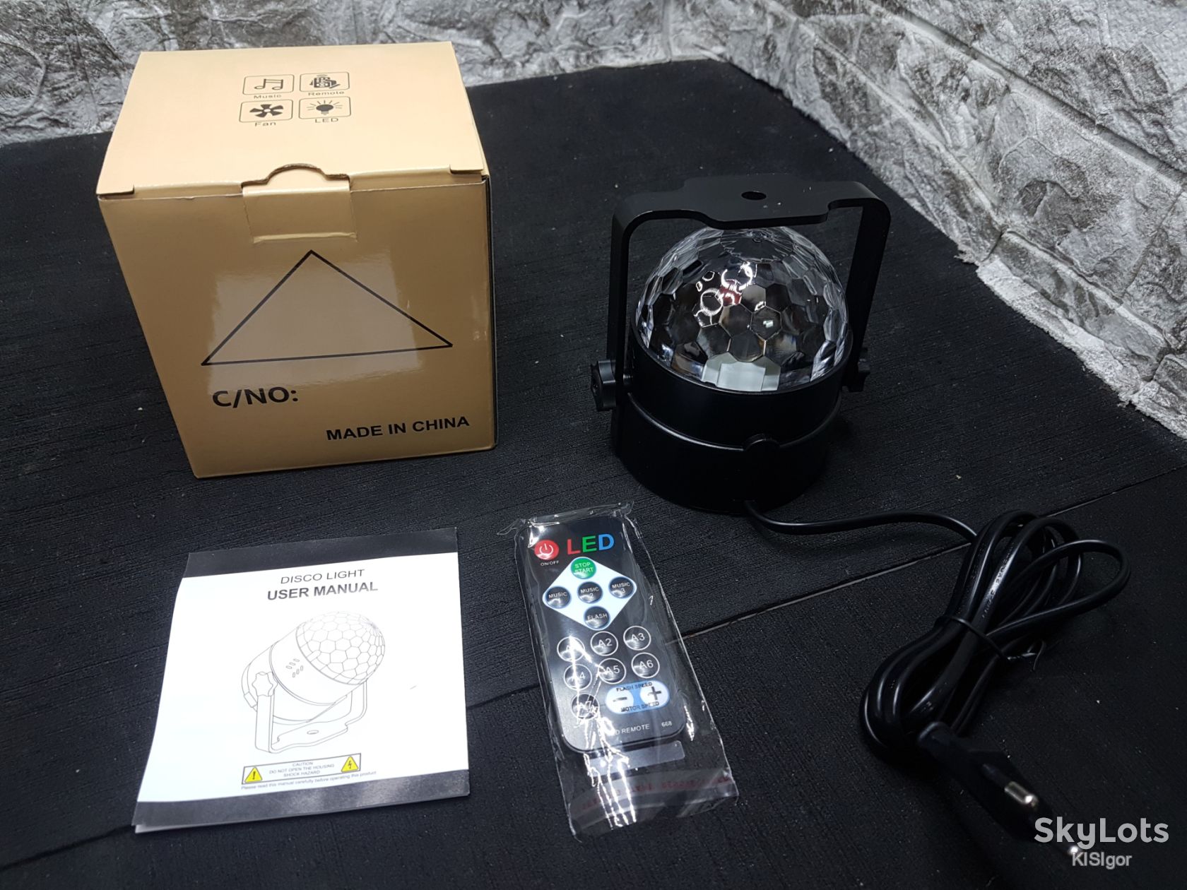 Світлодіодний диско-шар  (Magic Ball Light / LED RGB Party Light) *80976 - фото фото фото 4