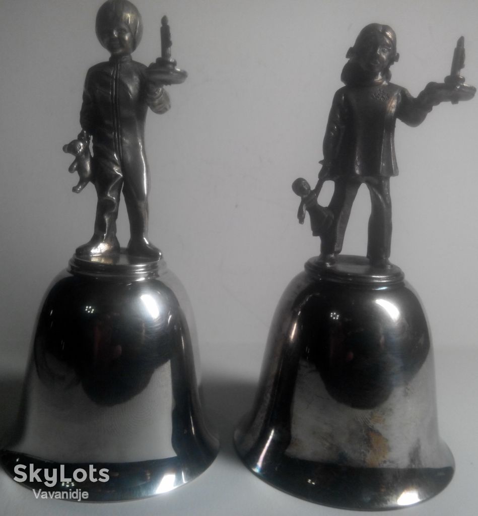 2 дзвоники дзвоника колокольчика 1976 1977 США металл - фото фото фото 4