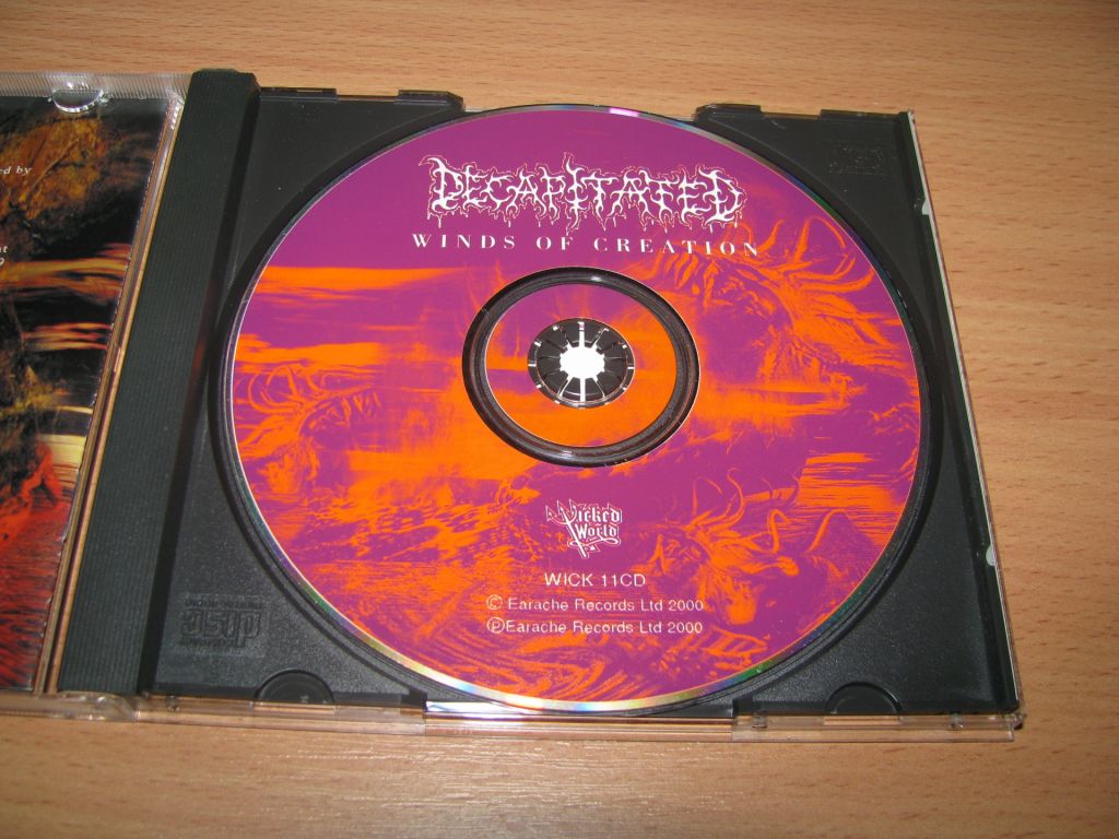 DECAPITATED - Winds Of Creation  (2000 Wicked World 1st press,USA) - фото фото фото 2