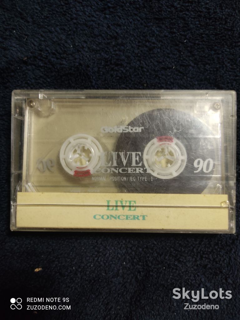 Б/У Аудио кассетa GOLDSTAR Live Concert 90 - фото фото фото 0