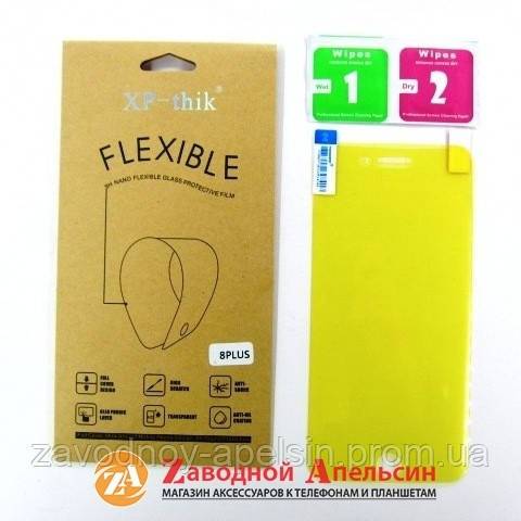 Гидрогелевая пленка iPhone 7 8 plus Flexible Glass XP-Thik - фото фото фото 1