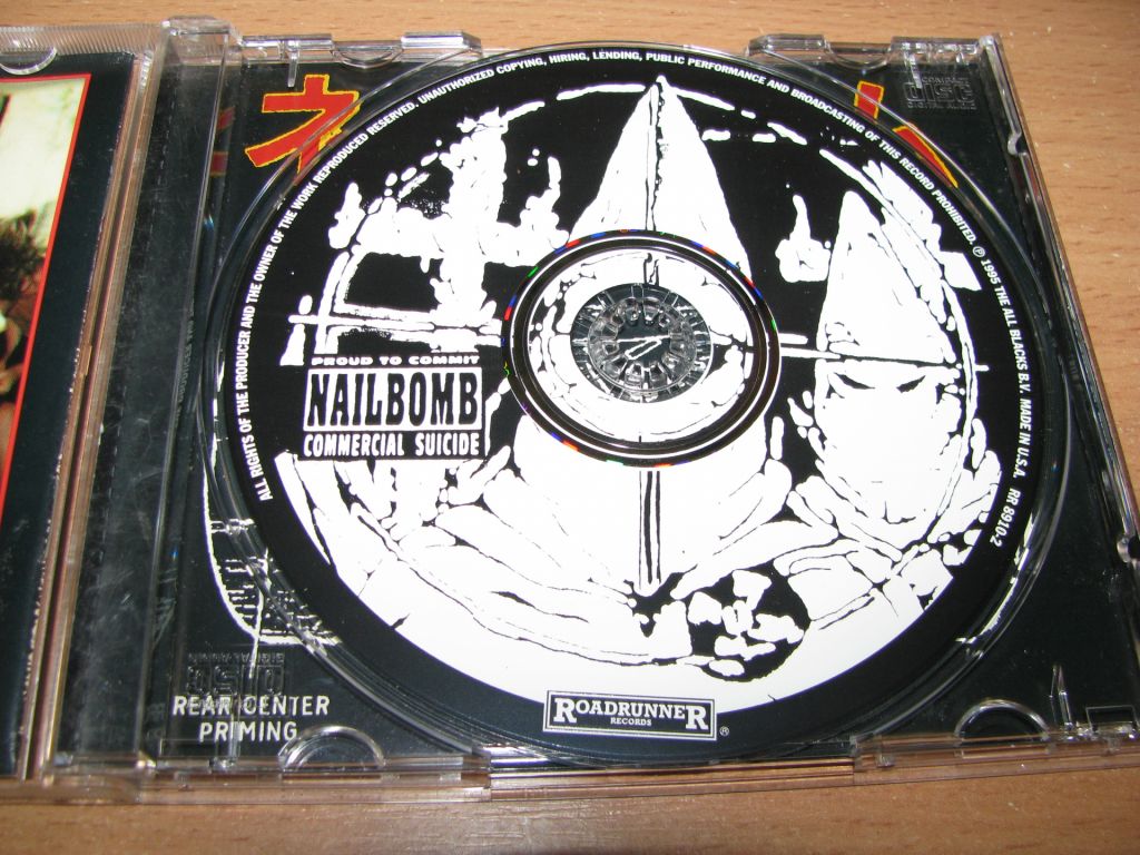 NAILBOMB - Proud To Commit Commercial Suicide  (1995 Roadrunner,1st press,USA) - фото фото фото 2