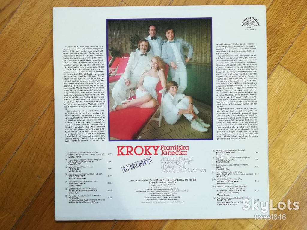 Kroky Frantiska Janecka  (лам. конв.)  (2)-Ex.+, Чехословакия - фото фото фото 1