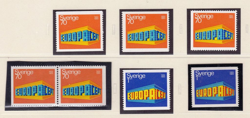 Швеция  1969 г . MNH - EUROPA  CEPT - - фото фото фото 0