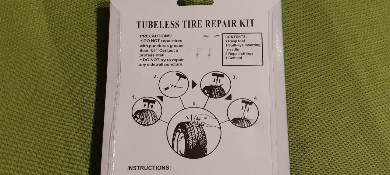 //-НАБІР для РЕМОНТУ ПРОКОЛІВ БЕЗКАМЕРНИХ ШИН Tubeless tyre repair kit -// - фото фото фото 7