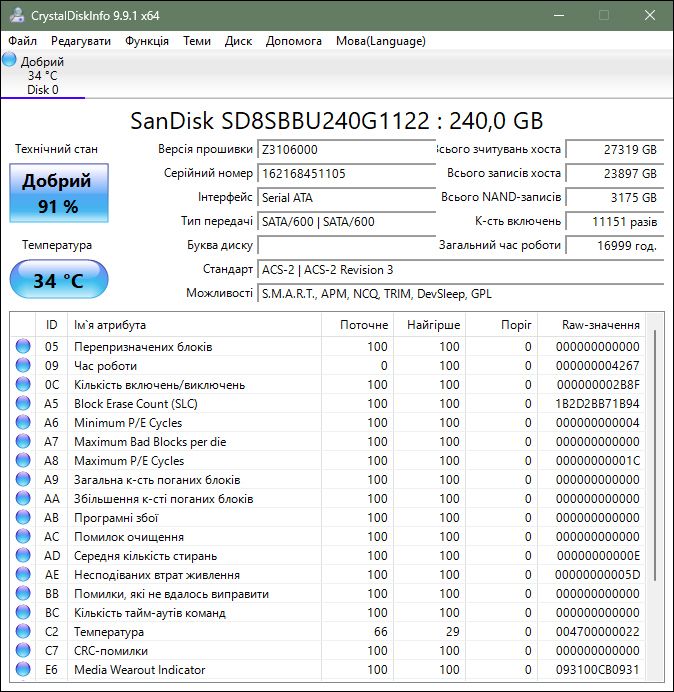 SSD 2.5 SATA 240GB SanDisk - фото фото фото 2