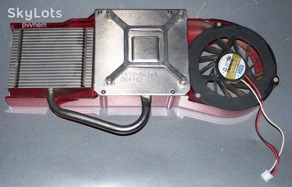 Радіатор та кулер від відеокарти MSI Radeon X1950 series - фото фото фото 1