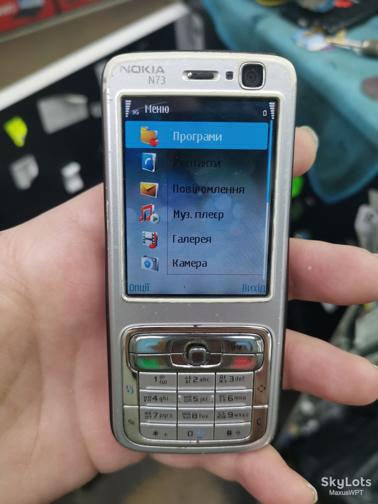 #1541 sklad Nokia N73 silver - фото фото фото 1