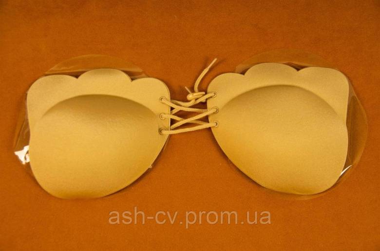 Бюстгальтер, без бретельок, Push-Up, BRA, Beige, Size B - фото фото фото 0