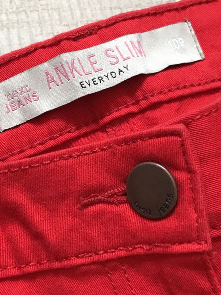 Модные стрейч джинсы Ankle slim от Next. 38 евро - фото фото фото 3