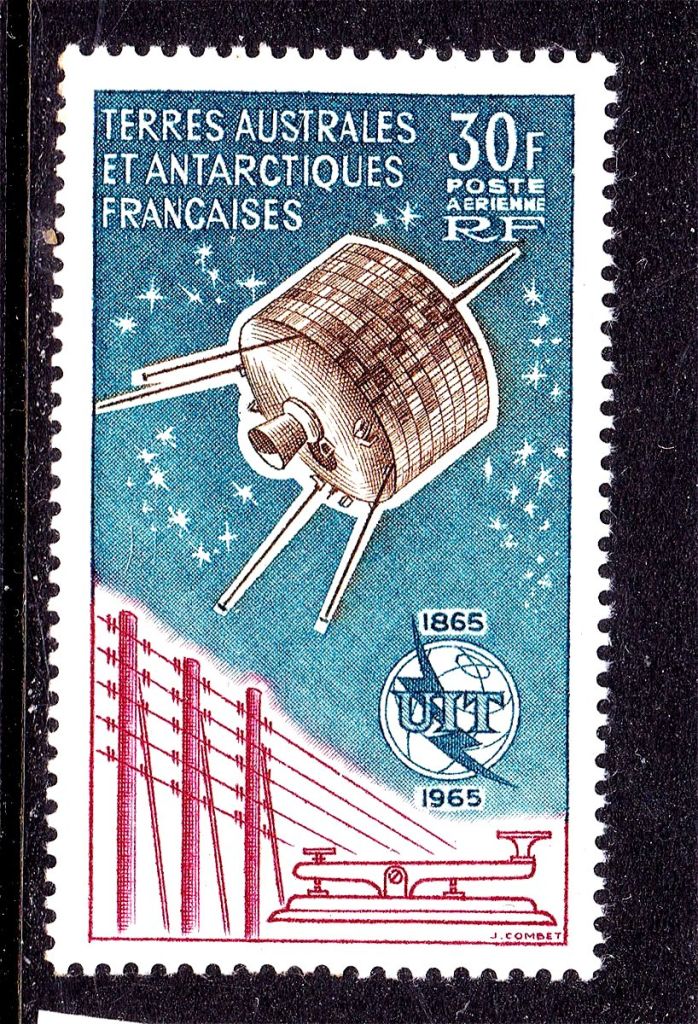 Космос . ТААФ / TAAF  1965 г MNH - - фото фото фото 0