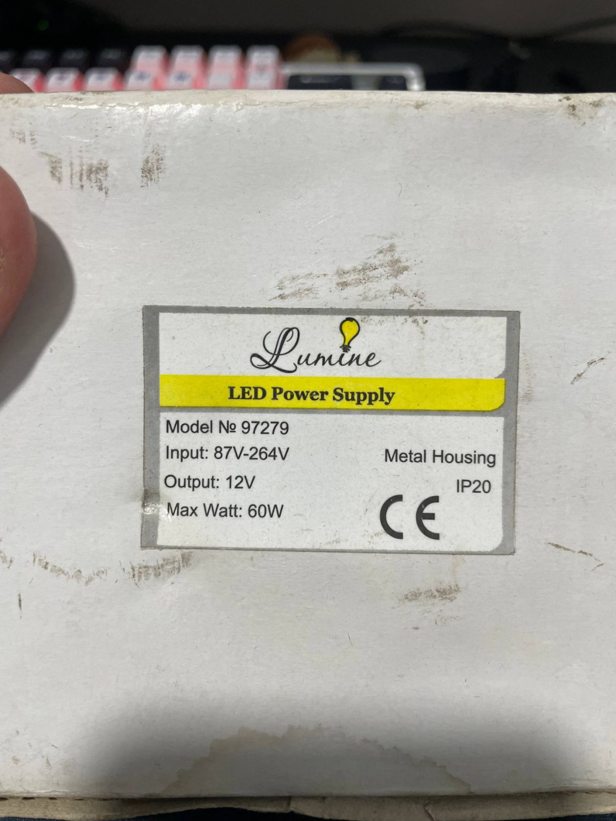 Блок живлення для LED Lumine 60W 12V IP20 - фото фото фото 2