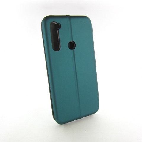 КОЖАНЫЙ ЧЕХОЛ КНИЖКА Xiaomi Redmi Note 8 green - фото фото фото 1