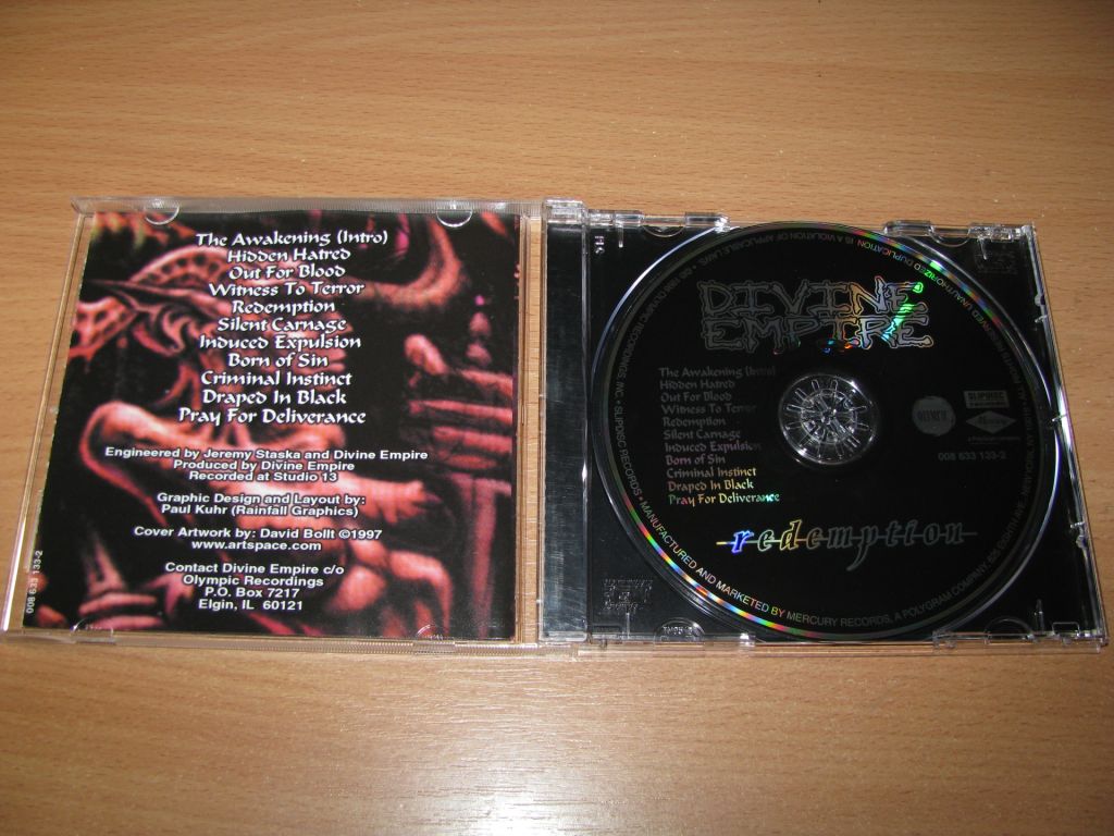 DIVINE EMPIRE - Redemption  (1998 Olympic 1st press,USA) - фото фото фото 1