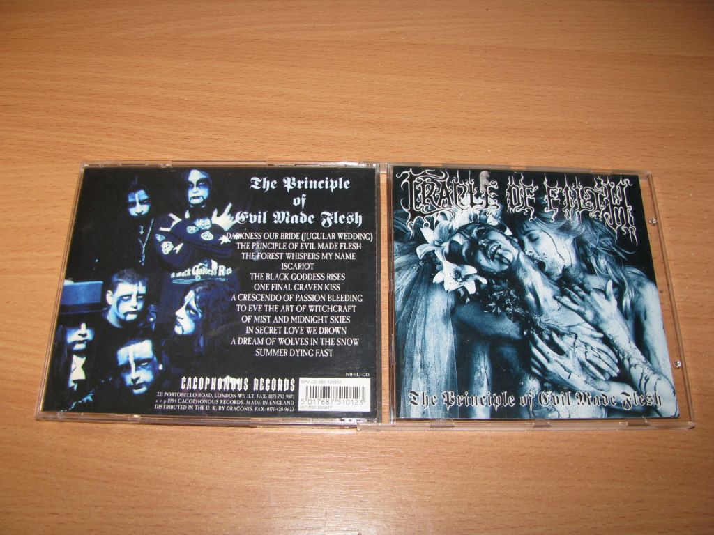 CRADLE OF FILTH - The Principle Of Evil Made Flesh   (1994 Cacophonous ,UK) - фото фото фото 0