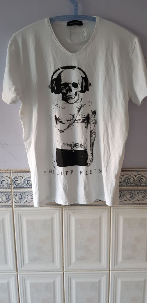Футболка "Philipp Plein"  (92% cotton/8% elastane, L, Turkey) - фото фото фото 0