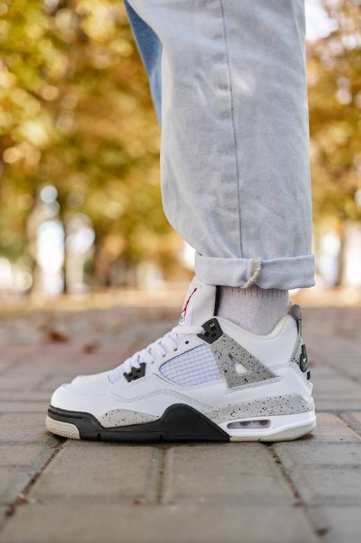 Nike Air Jordan Retro 4 White Cement 36 - фото фото фото 0