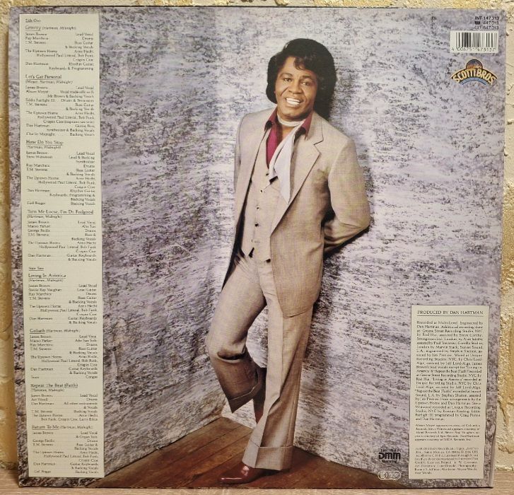 James Brown - Gravity - 1986.   (LP). 12. White Vinyl. Пластинка. Germany. - фото фото фото 2