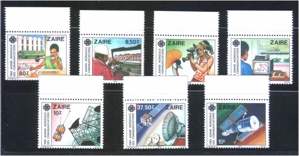 Космос . Заир 1984 г MNH - - фото фото фото 0