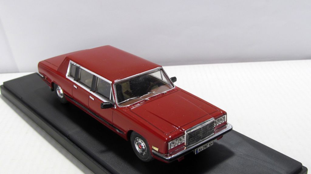 Конверсия красный ЗИЛ-41045 1983, DiamonD. Перекрас, лак, детализация 1:43 бокс. - фото фото фото 12