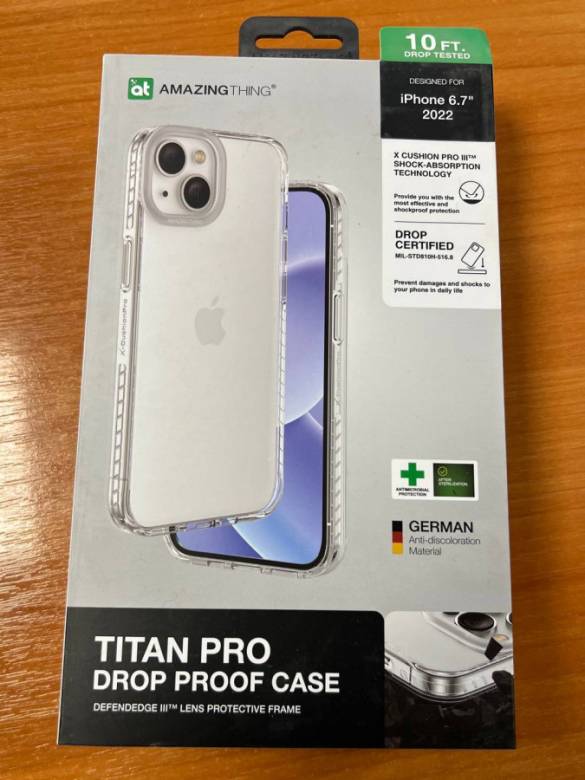 Чохол AMAZINGthing for iPhone 14 Plus Titan Pro Case Прозорий - фото фото фото 0