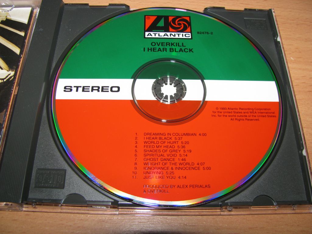 OVERKILL - I Hear Black  (1993 Atlantic 1st press,USA) - фото фото фото 2