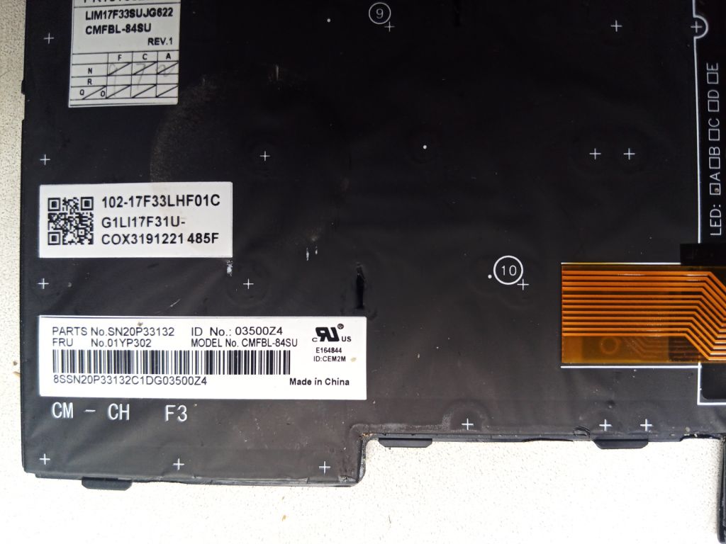 Б/У Клавіатура на Lenovo ThinkPad T490 - фото фото фото 3