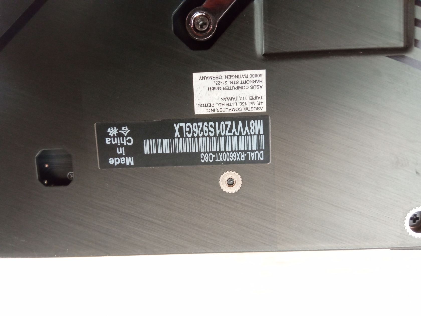 Asus dual Radeon RX6600XT 8gb в робочому стані - фото фото фото 3