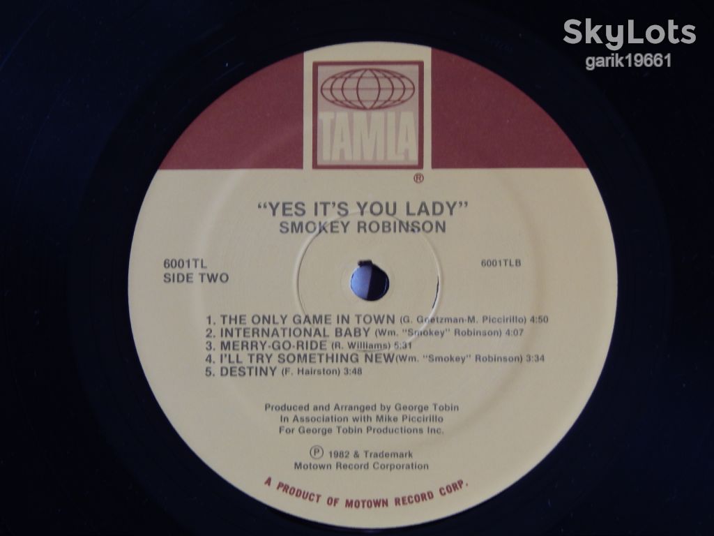 Smokey Robinson - Yes It's You Lady  (Tamla ‎– 6001TL, US) insert EX+/NM- - фото фото фото 4