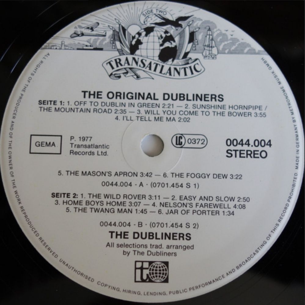 The Dubliners - The Original Dubliners - 1973-76.  (LP). 12. Vinyl. Пластинка. Germany - фото фото фото 2