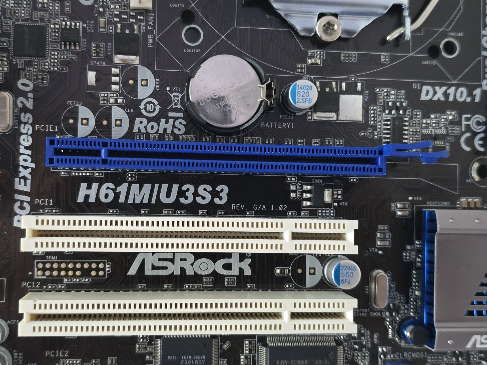 Материнська плата s1155 ASRock H61M/U3S3  (Socket 1155,DDR3,б/у) - фото фото фото 2