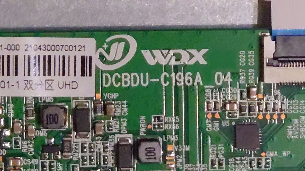 ПЛАТА T-CON DCBDU-C196A С TV ERGO 43DUS6000 РАЗБОРКА - фото фото фото 1