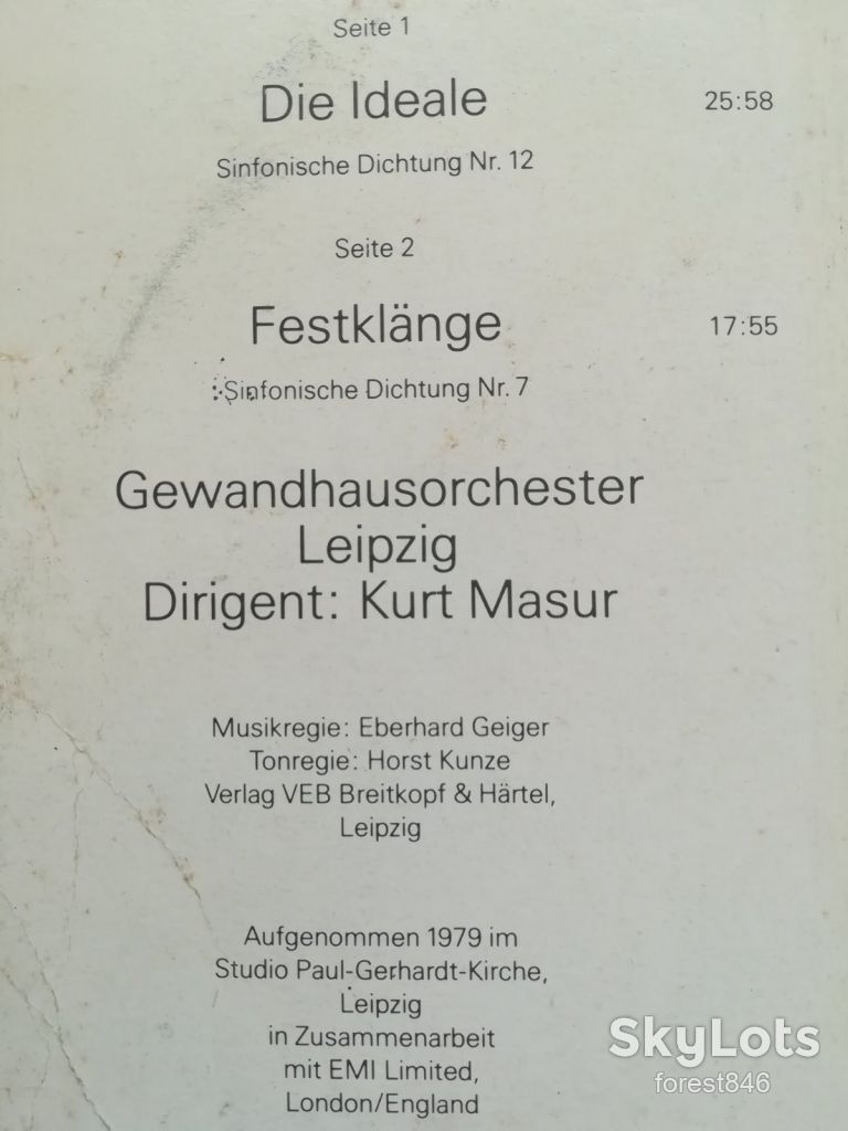 Franz Liszt-Das Orchesterwerk-NM, ГДР - фото фото фото 2
