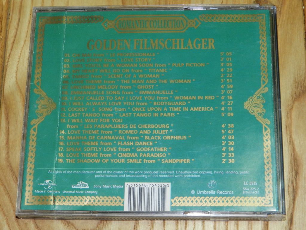CD   Golden Filmschlager  - Romantic Collection - фото фото фото 3