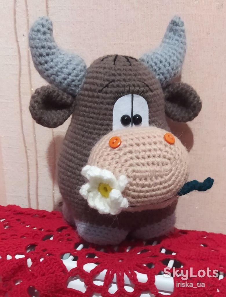 Бычок- толстячок вязаный - фото фото фото 3