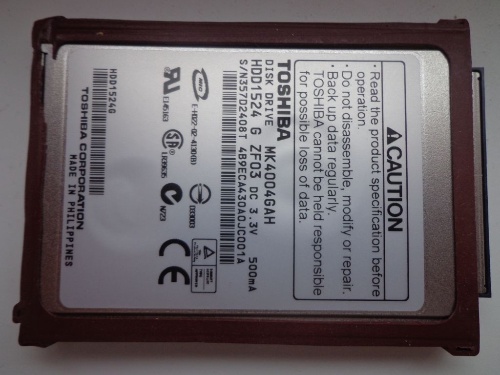 Диск Toshiba 40 Гб  1.8  ІДЕ для Тоshiba  R100. - фото фото фото 0