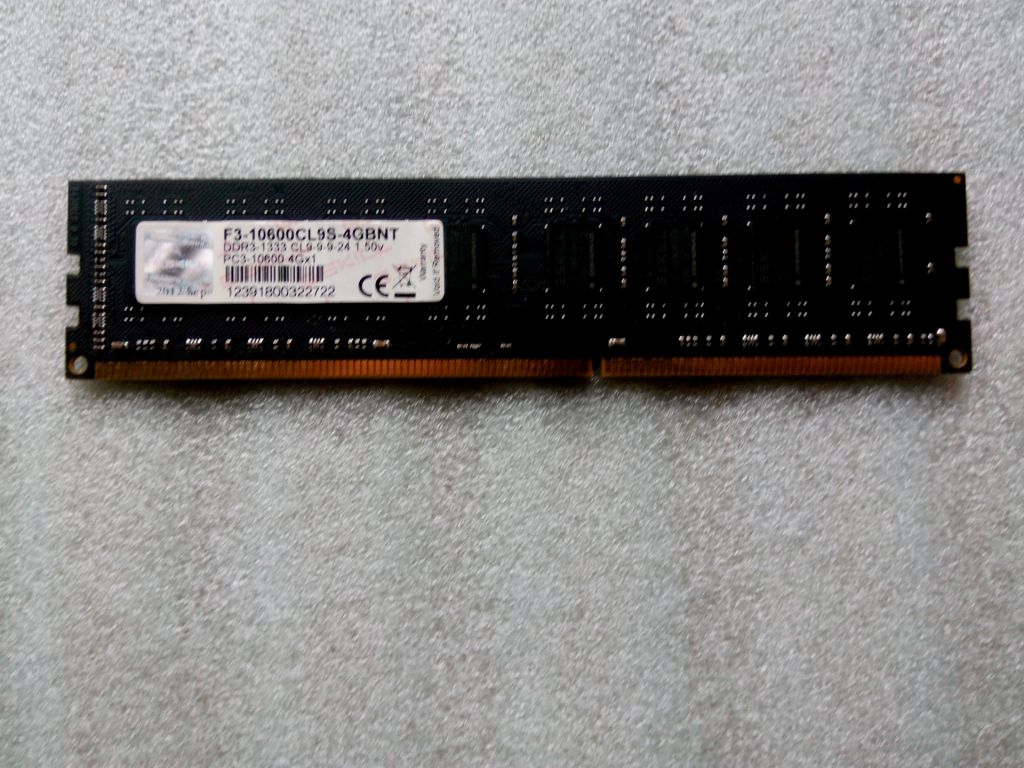 4Gb DDR3  PC3-10600 1333MHz AMD/Intel   g.skill  Память оперативна - фото фото фото 0