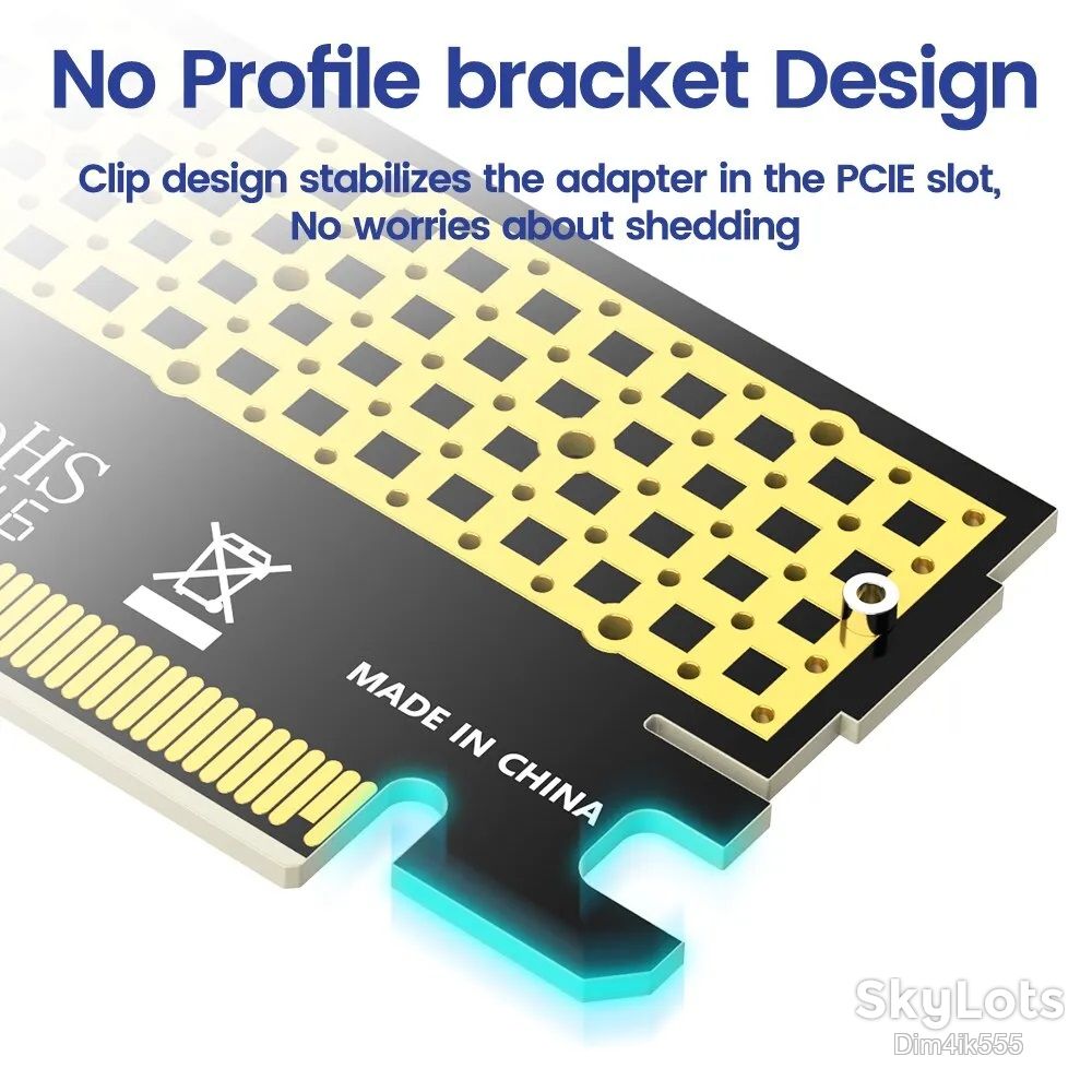 Адаптер JEYI M.2 NVMe M-key SSD to PCI-E 3.0 X16 - фото фото фото 4