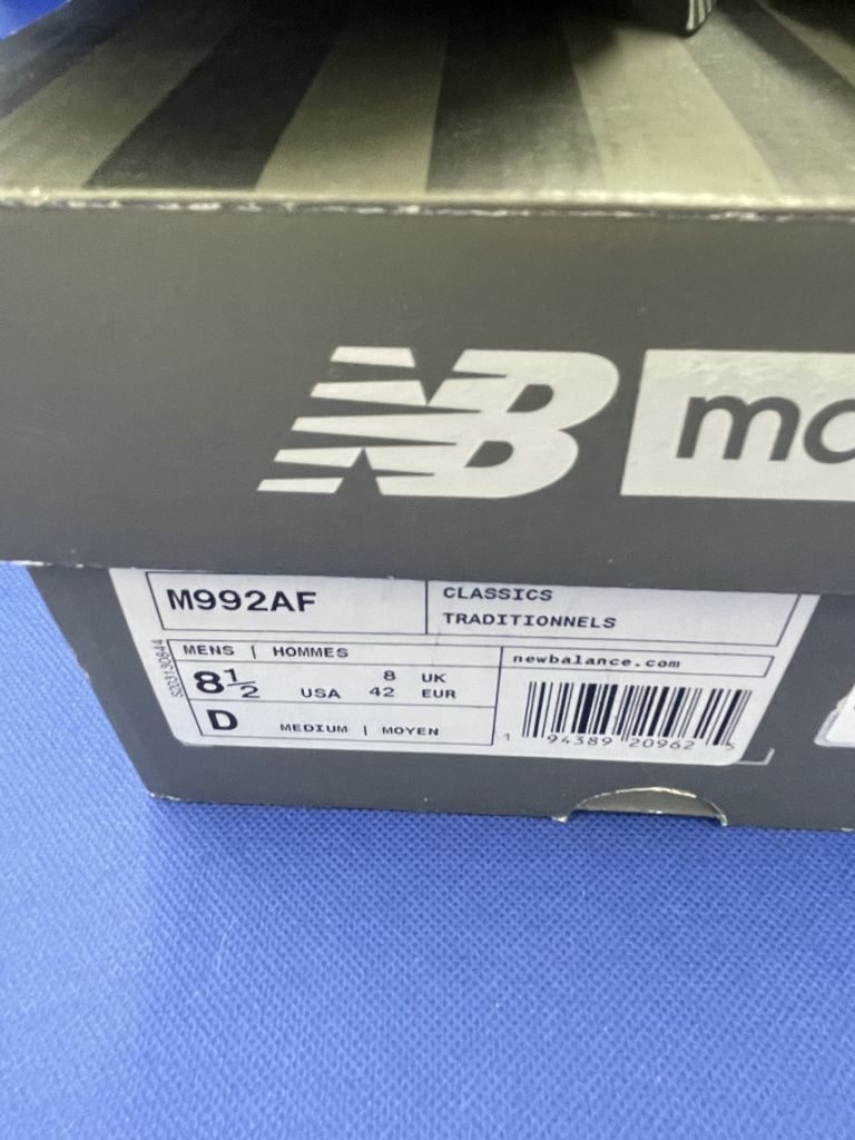 Кроссовки New Balance M992AF  (US 8.5 Made in USA) - фото фото фото 7