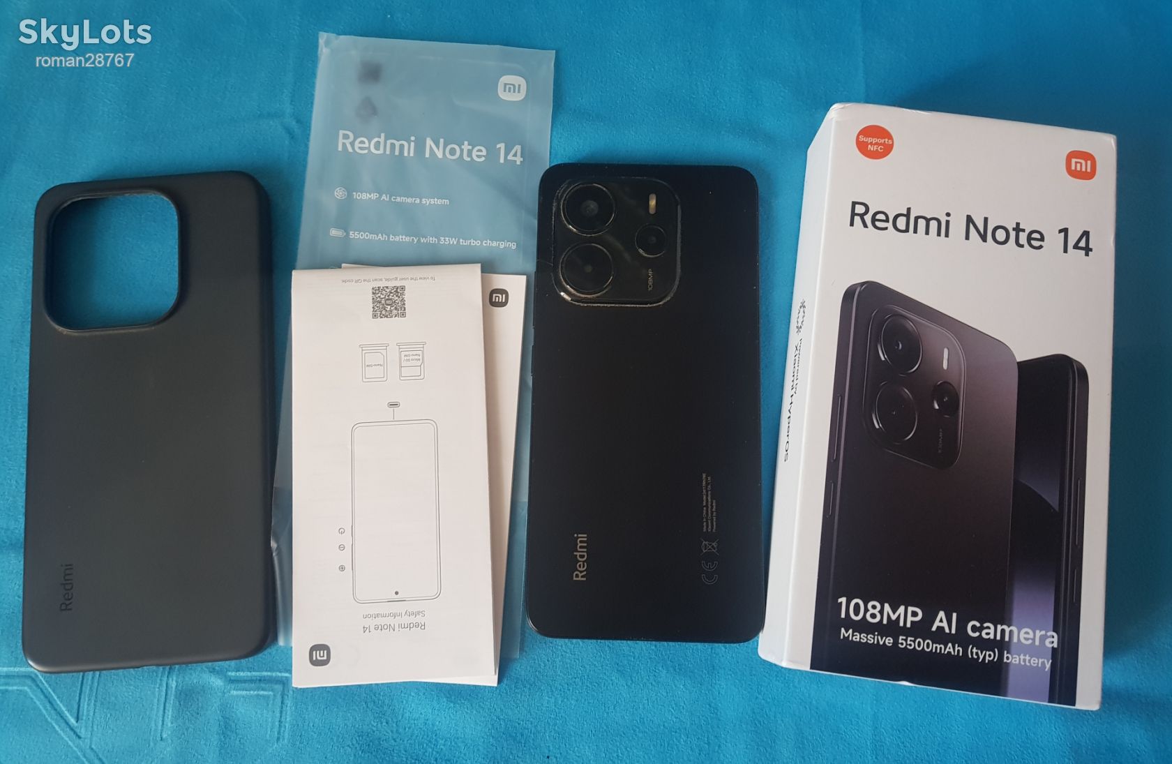 Смартфон Xiaomi Redmi Note 14 8/256GB Midnight Black + чехол-бампер. Офіційний.З 1 грн. - фото фото фото 0