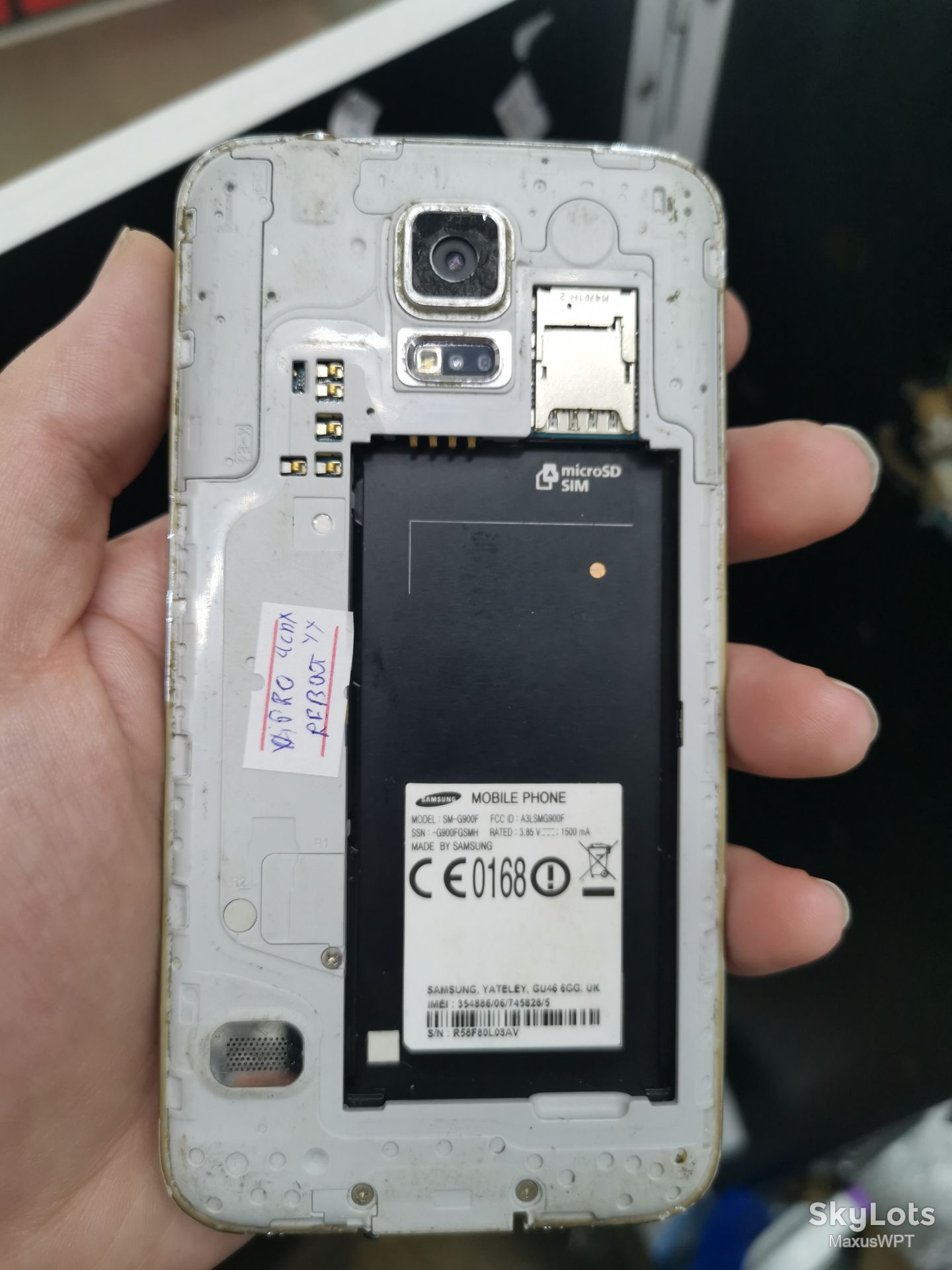#472 Sklad samsung g900 s5 black - фото фото фото 1