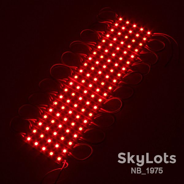 Светодиодный LED модуль SMD 5050 R красный герметичный IP65 - фото фото фото 0