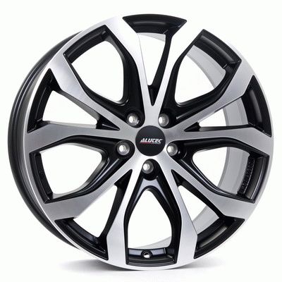 Автомобільні диски ALUTEC W10X  j8x18 PCD 5x150 ET51 DIA110,1 racing-black front polished - фото фото фото 0