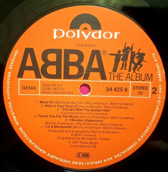 ABBA - The Album - 1977.  (LP). 12. Vinyl. Пластинка. Germany. Club Edition. - фото фото фото 3