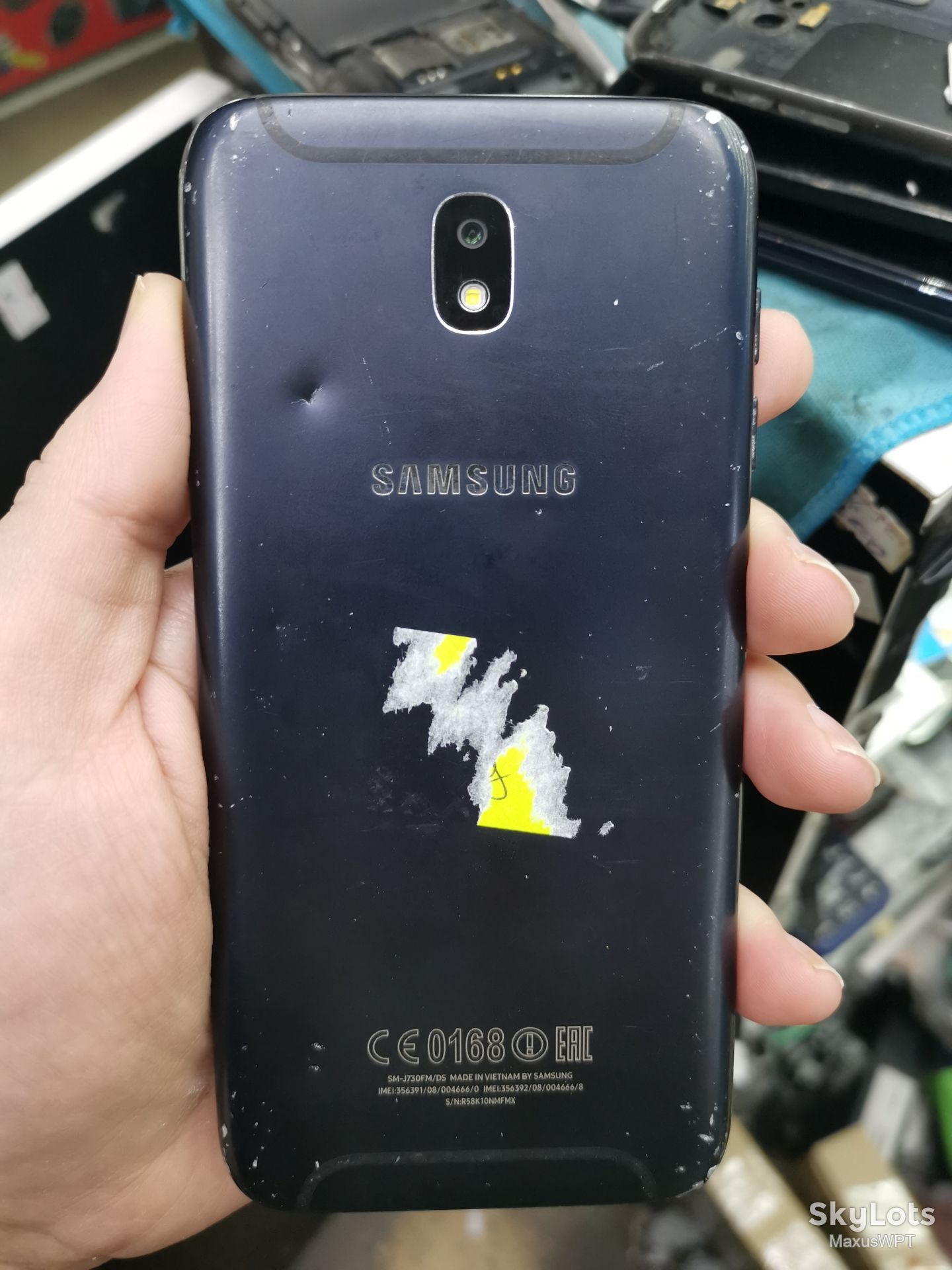 #1569 Sklad Samsung J7 J730 blue dark - фото фото фото 1