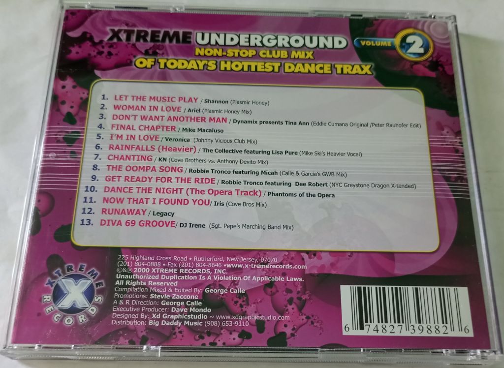 VARIOUS Xtreme Underground  (Volume 2)  CD US - фото фото фото 2