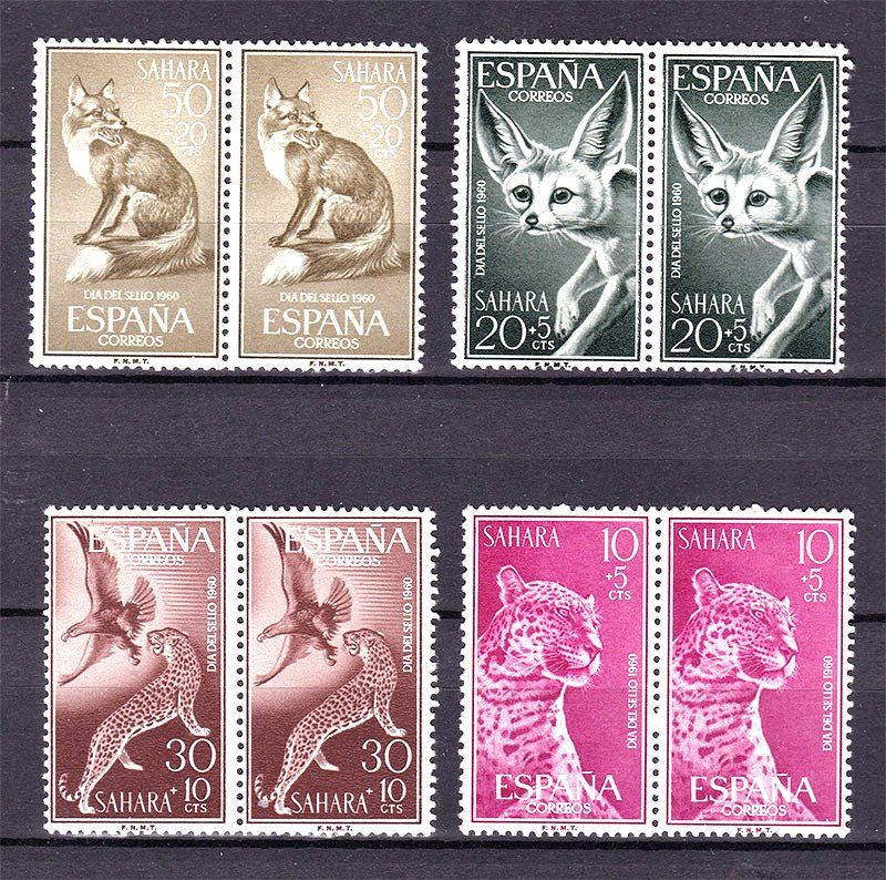 NM Фауна Испания - Сахара 1969 г  MNH - пары - фото фото фото 0