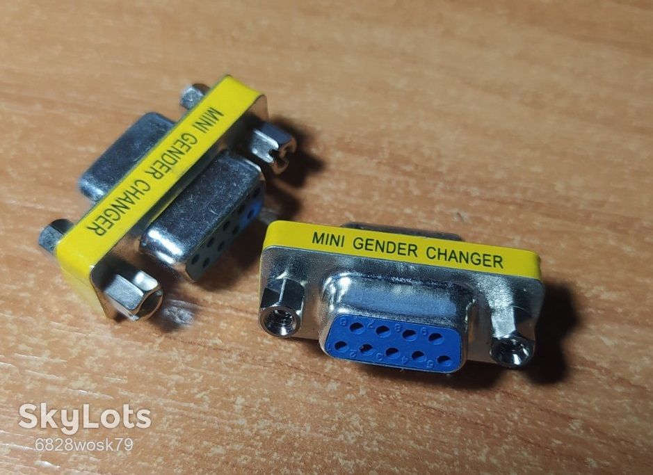 Адаптер RS232  (мама) — RS232  (мама) DB9 Female-Female 9 pin - фото фото фото 2